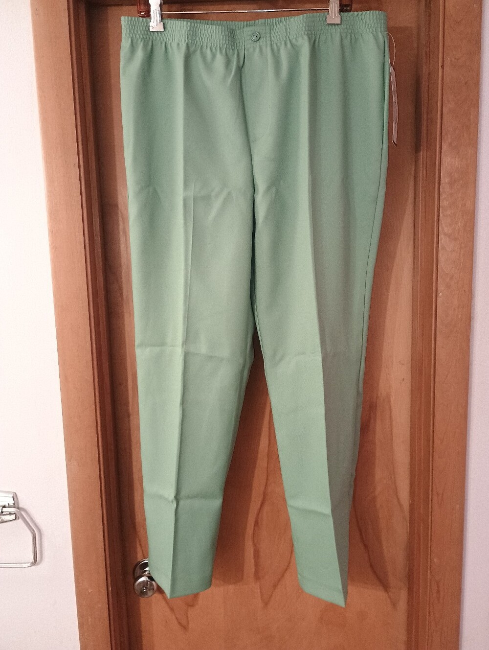 NWT Bend Over Pants Green size 16 Grandmacore Mature Easy Fit
